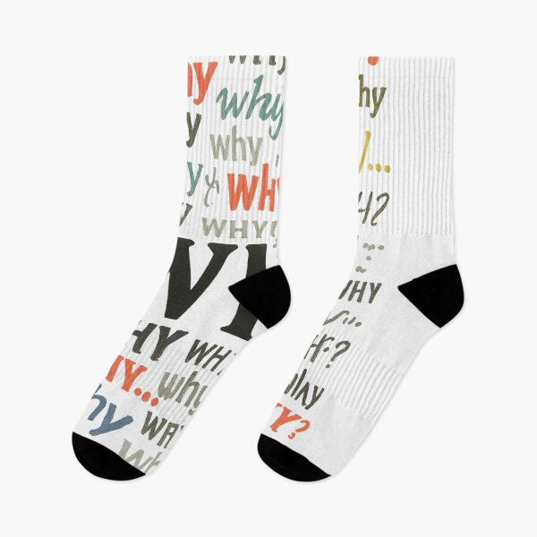 Item preview, WHY? | Emotional Typography Art Print & Apparel designed and sold by Studio Reverie.