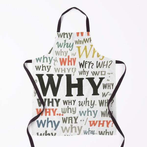 Item preview, WHY? | Emotional Typography Art Print & Apparel designed and sold by Studio Reverie.