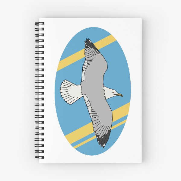 Item preview, Geometric Ring-billed Gull designed and sold by birdsbyblue.