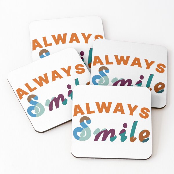 Item preview, Always Smile! Minimal text-graphic designed and sold by DNC1134.
