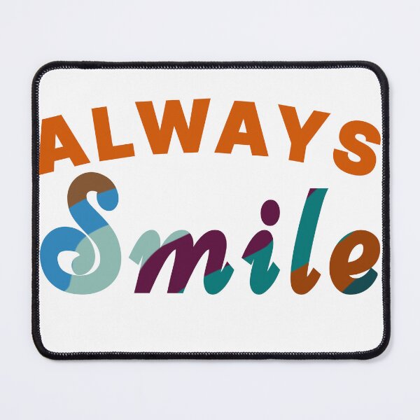 Item preview, Always Smile! Minimal text-graphic designed and sold by DNC1134.