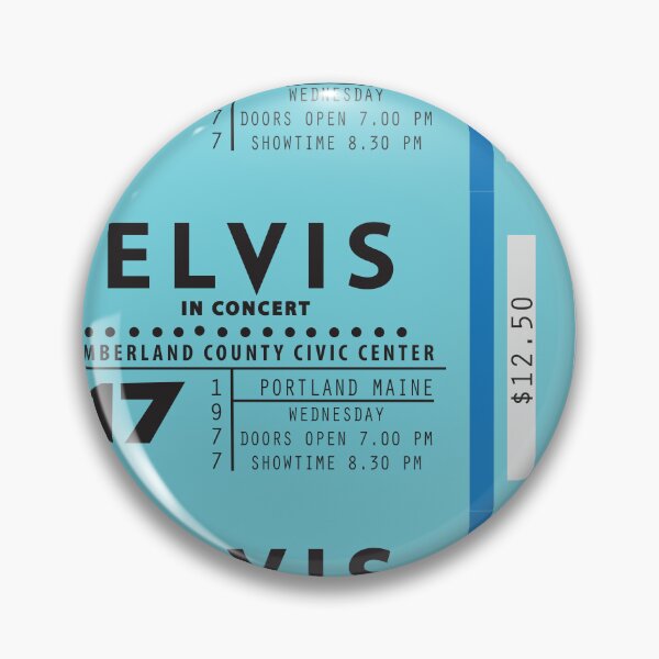 Item preview, Elvis Ticket  Day after Death Cancelled. designed and sold by ASKEW GRAPHICS.