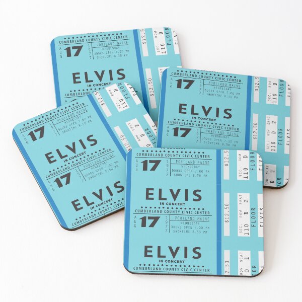 Item preview, Elvis Ticket  Day after Death Cancelled. designed and sold by ASKEW GRAPHICS.