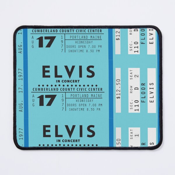 Item preview, Elvis Ticket  Day after Death Cancelled. designed and sold by ASKEW GRAPHICS.