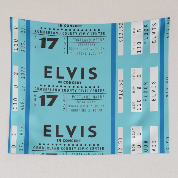 Item preview, Elvis Ticket  Day after Death Cancelled. designed and sold by ASKEW GRAPHICS.