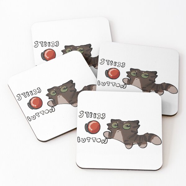 Item preview, Stress button cat  designed and sold by craftydino.