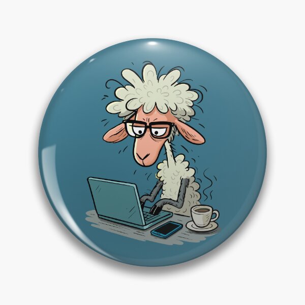 Item preview, Not your average sheep designed and sold by Tiny-roar-studio.