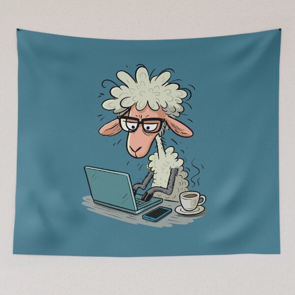 Item preview, Not your average sheep designed and sold by Tiny-roar-studio.