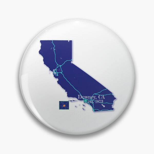 Item preview, Downey, CA [Blue] designed and sold by PhilbonianDezin.