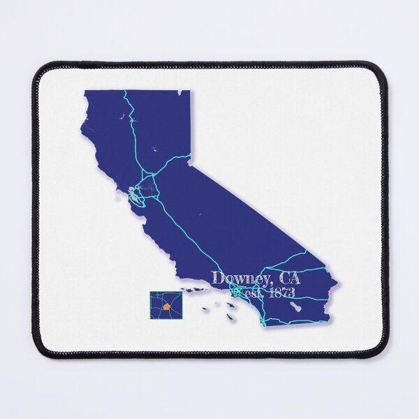 Item preview, Downey, CA [Blue] designed and sold by PhilbonianDezin.