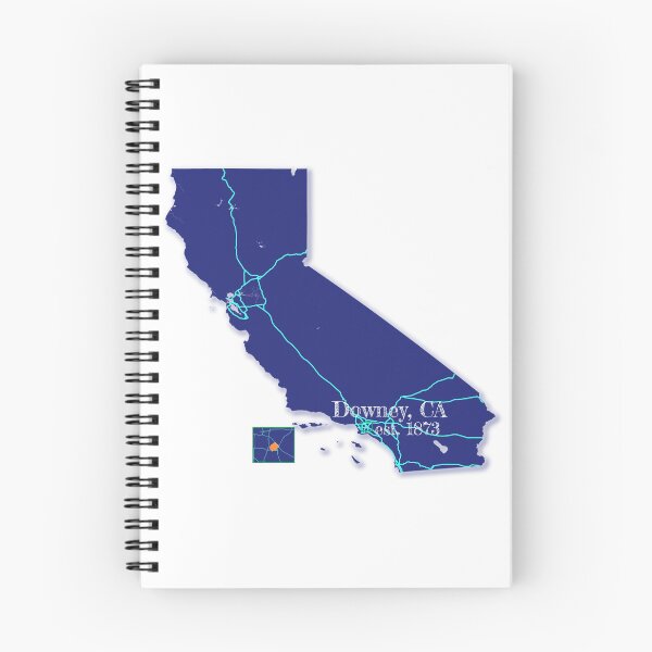Item preview, Downey, CA [Blue] designed and sold by PhilbonianDezin.