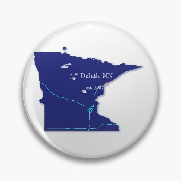 Artikelvorschau, Duluth, MN [Blau] entworfen und verkauft von PhilbonianDezin.