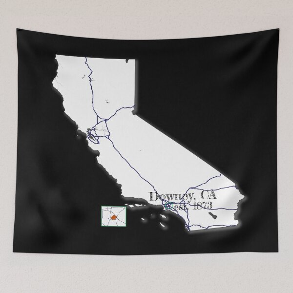 Item preview, Downey, CA [White] designed and sold by PhilbonianDezin.