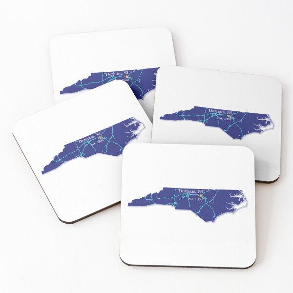 Item preview, Durham, NC [Blue] designed and sold by PhilbonianDezin.