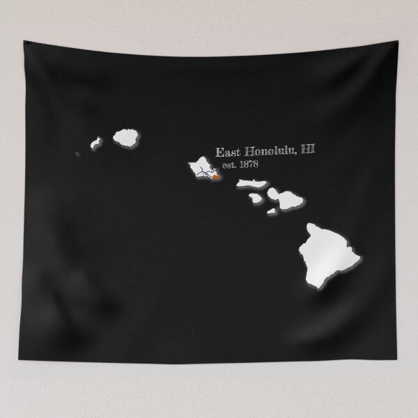 Item preview, East Honolulu, HI [White] designed and sold by PhilbonianDezin.