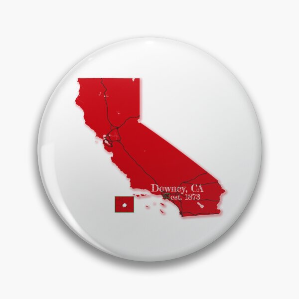 Item preview, Downey, CA [Red] designed and sold by PhilbonianDezin.