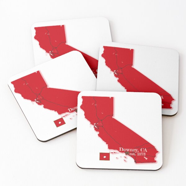 Item preview, Downey, CA [Red] designed and sold by PhilbonianDezin.