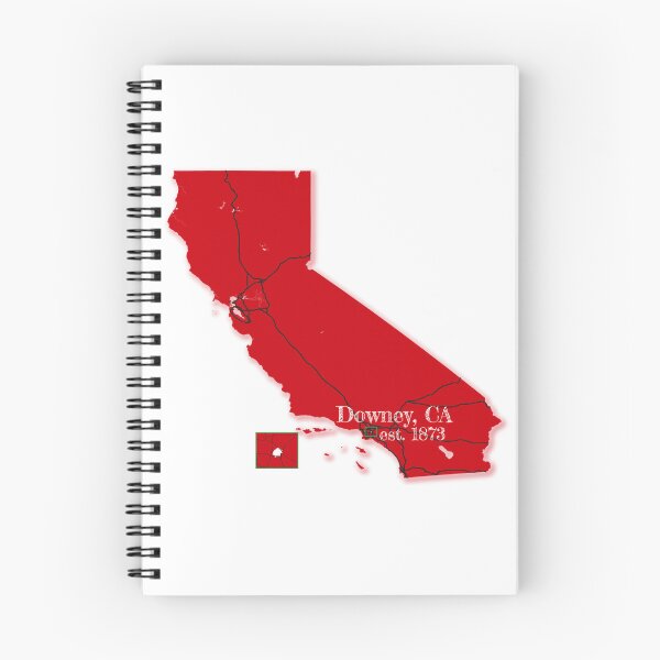 Item preview, Downey, CA [Red] designed and sold by PhilbonianDezin.