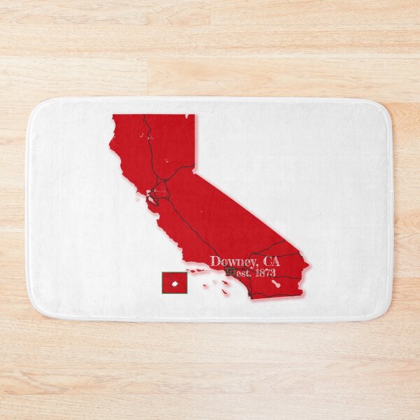 Item preview, Downey, CA [Red] designed and sold by PhilbonianDezin.