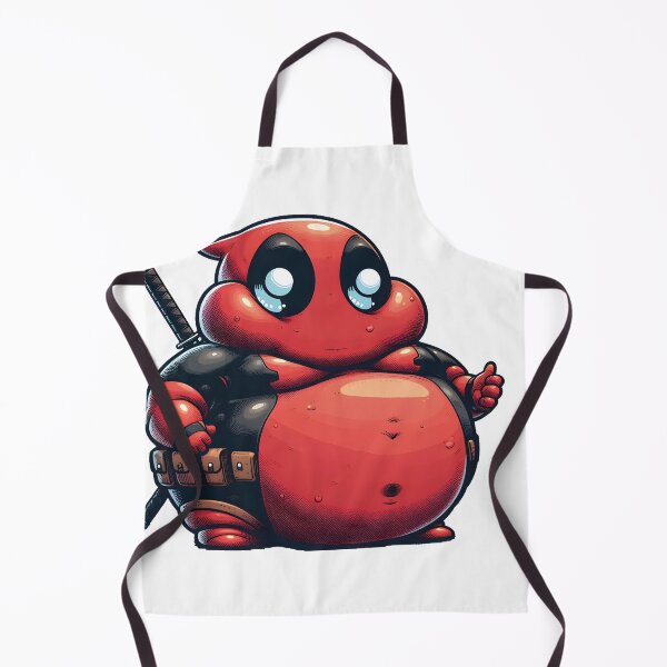 Item preview, Cute Chubby Fatpool Parody Sticker – Funny Cartoon Superhero designed and sold by Greemo03.
