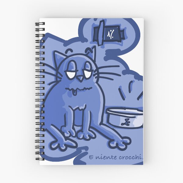 Item preview, 1% and No Kibble - Exausted Cat Blue (Itsliano) designed and sold by Borislilb Artwear.