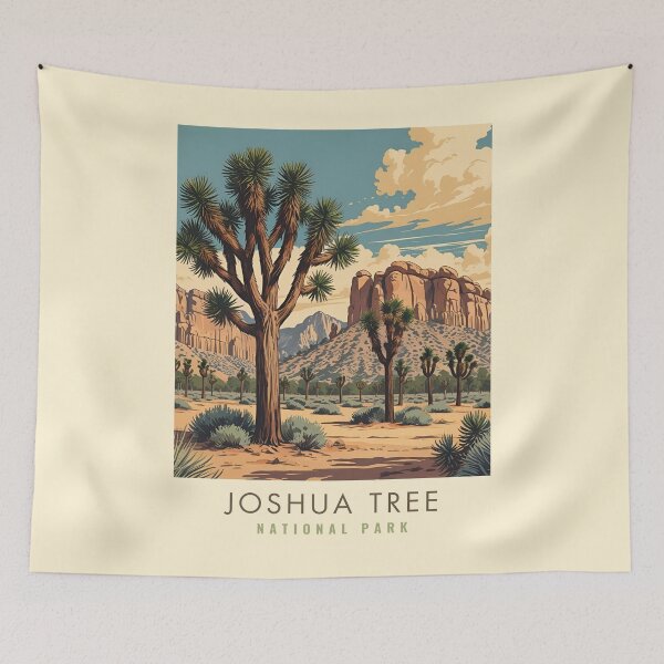 Item preview, Vintage Joshua Tree National Park designed and sold by The Wandering Bookworm.