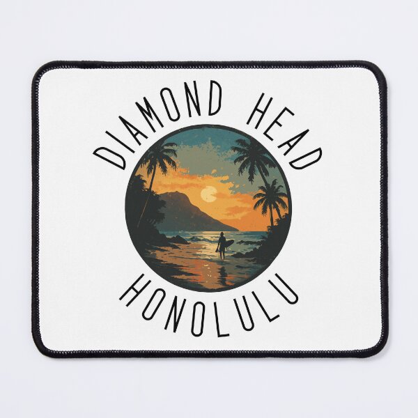 Item preview, Diamond Head - Honolulu (with Black Lettering) designed and sold by VelvetRoom.