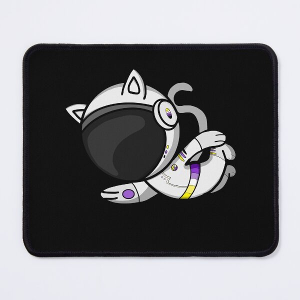 Item preview, Enby Cosmic Cat- Non-binary Space Explorer designed and sold by JovianStudios.