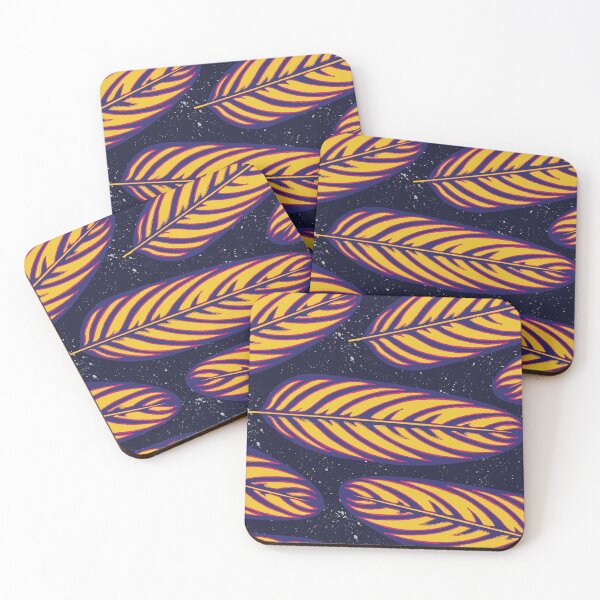 Item preview, Neon space maranta leaves designed and sold by alienrabbit.