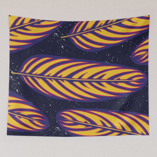Item preview, Neon space maranta leaves designed and sold by alienrabbit.