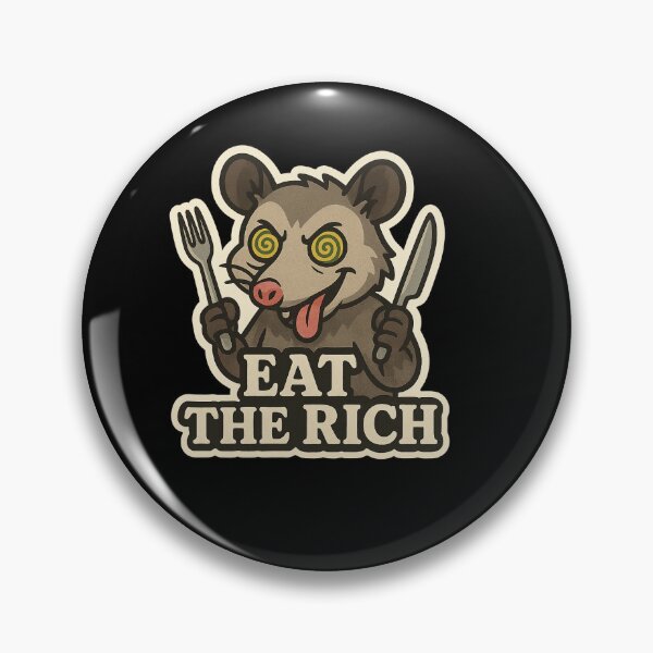 Item preview, Possum Revolution "Eat The Rich" Sticker designed and sold by PaganPrinting.