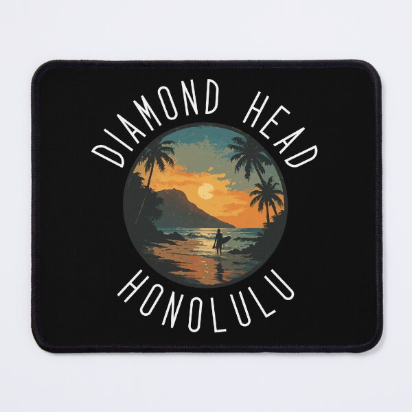 Item preview, Diamond Head - Honolulu (with White Lettering) designed and sold by VelvetRoom.