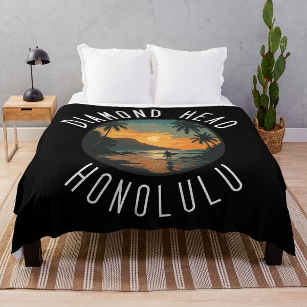 Item preview, Diamond Head - Honolulu (with White Lettering) designed and sold by VelvetRoom.