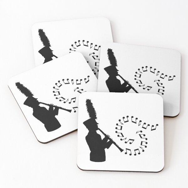 Item preview, Marching Band Clarinet with Music Notes designed and sold by Vistascribe.