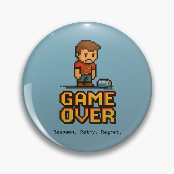 Item preview, Respawn. Retry. Regret. designed and sold by thebarrelbit.