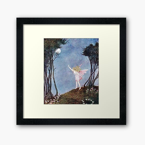 Item preview, Catching the Moon on a rope of dewdrops - Fairyland - Ida Rentoul Outhwaite designed and sold by forgottenbeauty.