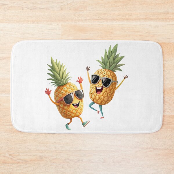 Item preview, Dancing Pineapples | Fun Tropical Fruit Illustration | Cute Summer Vibes Design designed and sold by PnrArtDesign.