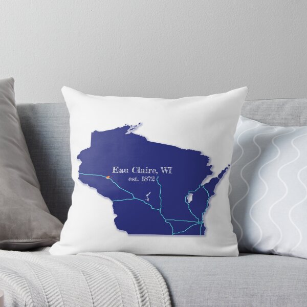 Item preview, Eau Claire, WI [Blue] designed and sold by PhilbonianDezin.