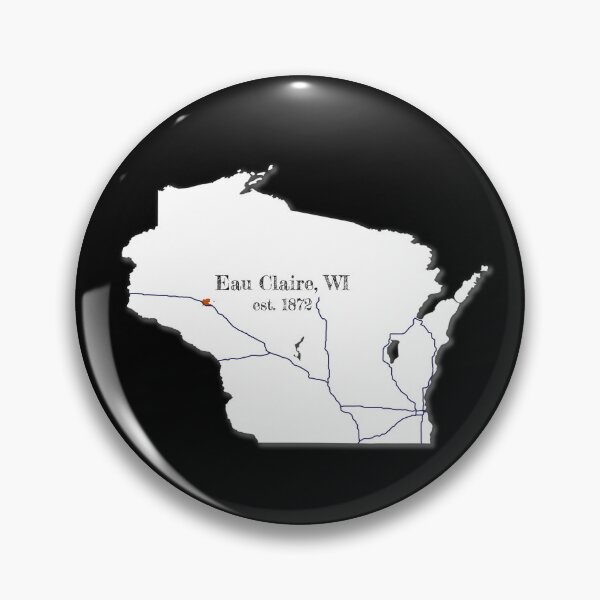 Artikelvorschau, Eau Claire, WI [Weiß] entworfen und verkauft von PhilbonianDezin.