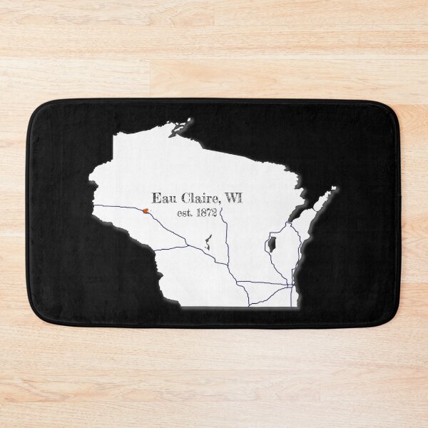 Item preview, Eau Claire, WI [White] designed and sold by PhilbonianDezin.