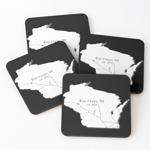 Item preview, Eau Claire, WI [White] designed and sold by PhilbonianDezin.