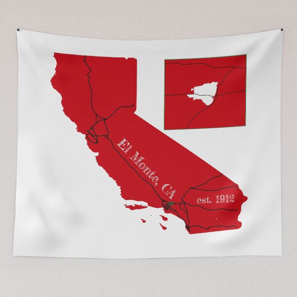 Item preview, El Monte, CA [Red] designed and sold by PhilbonianDezin.