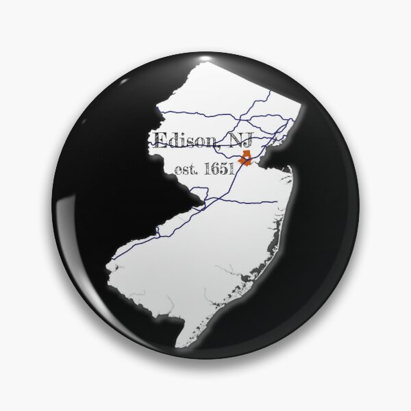 Item preview, Edison, NJ [White] designed and sold by PhilbonianDezin.