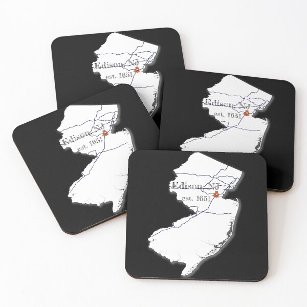 Item preview, Edison, NJ [White] designed and sold by PhilbonianDezin.