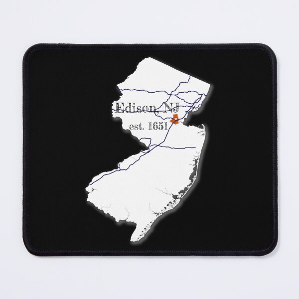 Item preview, Edison, NJ [White] designed and sold by PhilbonianDezin.