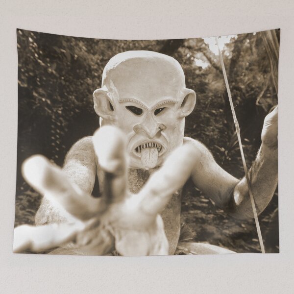 Item preview, Asaro Mudman Sepia Portrait In Papua New Guinea designed and sold by DEC02.