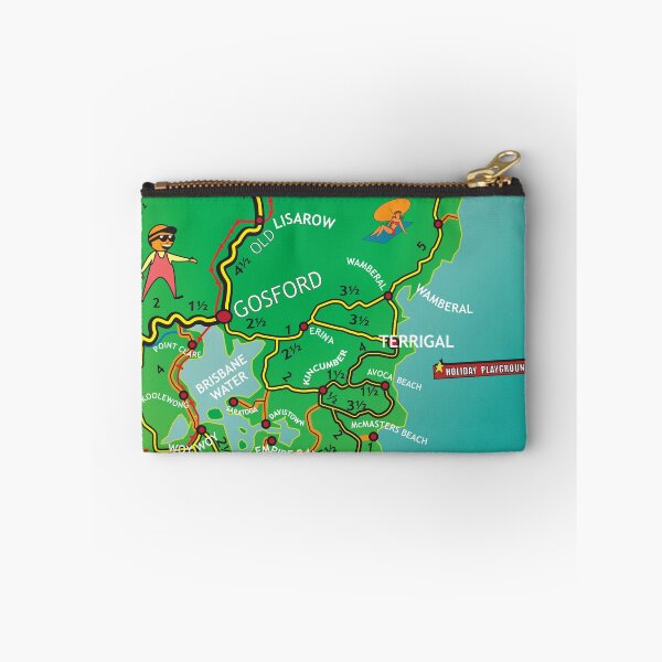 Item preview, Central Coast N.S.W Australia MAP designed and sold by ASKEW GRAPHICS.
