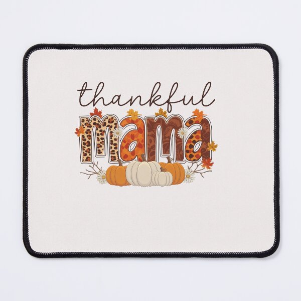 Item preview, Thankful Mama Fall Leopard Pumpkin Thanksgiving designed and sold by TalalosART.