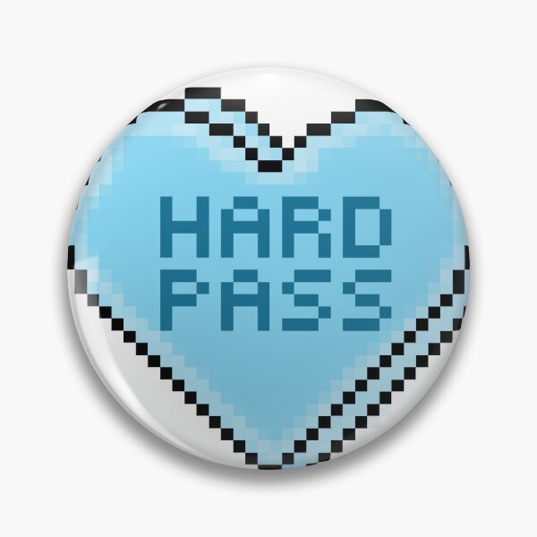 Item preview, Hard Pass Candy Heart designed and sold by TazandJason.