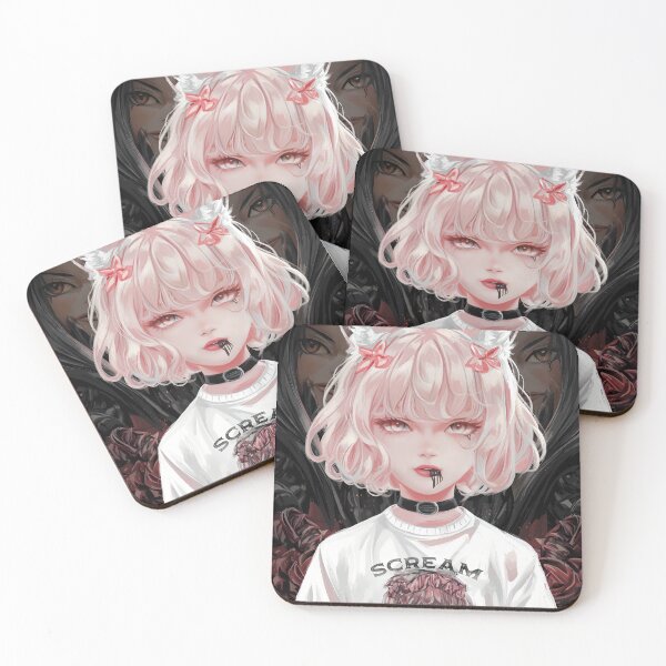 Item preview, Nekomata pastel goth scream my name anime kanji designed and sold by jbfart.